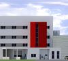 Ansicht des neuen Gebäudes am Standort in Regensburg für die Produktion hochpotenter Arzneimittel.