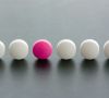 Unterschiedlich gefärbte Tabletten